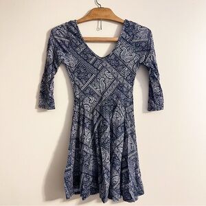 One Clothing Bandana Print Mini Dress